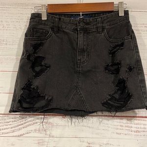 Hollister black skirt